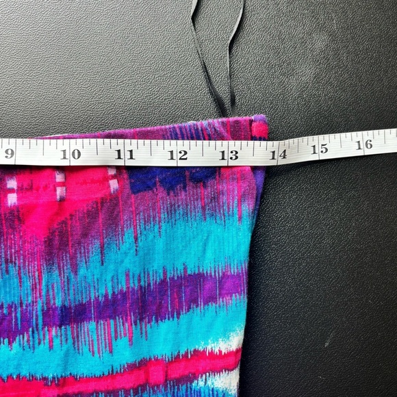 Womens Felicity & Coco Strapless Maxi Dress XS Abstract Print Open Back - Picture 6 of 8